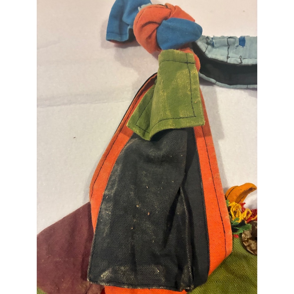 Jack Skellington Nightmare Before Christmas Patchwork Hobo Bag Fringe Crossbody - Picture 3 of 7